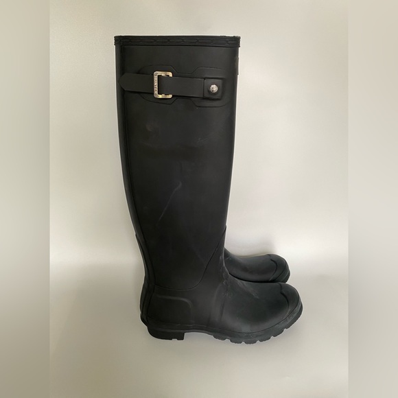 Hunter Original Tall Black Boots NWT - Picture 4 of 9